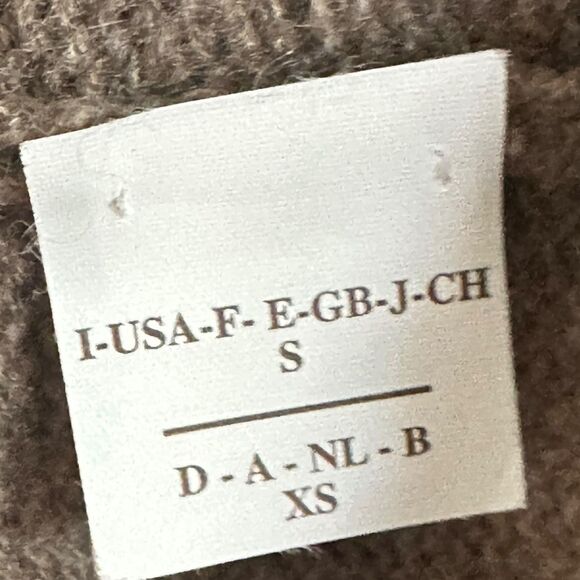 BRUNELLO CUCINELLI 100% Cashmere Womens Cardigan Size Small One Button Brown - Picture 5 of 10